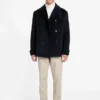Eco peacoat met dubbele knoopsluiting van wolmix Eco peacoat met dubbele knoopsluiting van wolmix