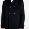 Eco peacoat met dubbele knoopsluiting van wolmix Eco peacoat met dubbele knoopsluiting van wolmix