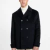 Eco peacoat met dubbele knoopsluiting van wolmix Eco peacoat met dubbele knoopsluiting van wolmix