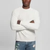 Eco Peony Jacquard T-shirt met ronde hals