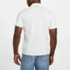 Eco Percy-polo met textuur en rits