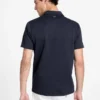 Eco Percy-polo met textuur en rits