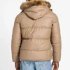 Eco pufferjack van imitatieleer