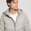 Eco-pufferjas met capuchon
