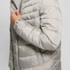 Eco-pufferjas met capuchon