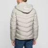 Eco-pufferjas met capuchon