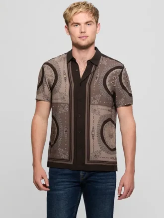 Eco Rayon overhemd met medaillon