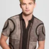 Eco Rayon overhemd met medaillon