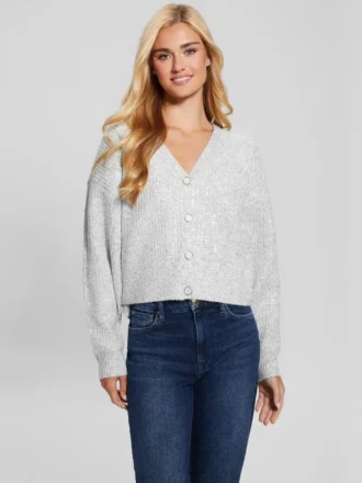 Eco Riley vest met pailletten