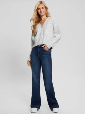 Eco Riley vest met pailletten