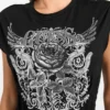Eco Rocker Rose-corset-T-shirt Eco Rocker Rose-corset-T-shirt