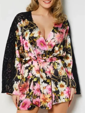 Eco Rose bloemenbadjas