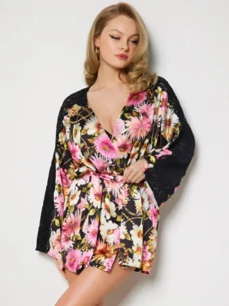Eco Rose bloemenbadjas