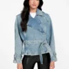 Eco Runa denimjasje met riemen Eco Runa denimjasje met riemen