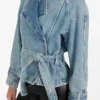 Eco Runa denimjasje met riemen Eco Runa denimjasje met riemen