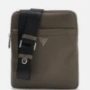 Eco Saffiano platte crossbody