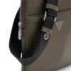 Eco Saffiano platte crossbody