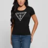 Eco Shiny kenmerkend T-shirt met driehoek