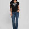 Eco Shiny kenmerkend T-shirt met driehoek