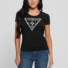 Eco Shiny kenmerkend T-shirt met driehoek