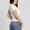 Eco Shiny kenmerkend T-shirt met driehoek