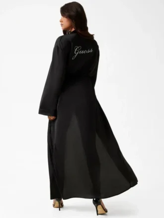 Eco Strass Rhinestone Signature Longline-badjas