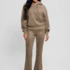 Eco suède scuba-gebreide broek Eco suède scuba-gebreide broek