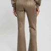 Eco suède scuba-gebreide broek Eco suède scuba-gebreide broek