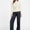 Eco Sue Bouclé-blazer met riem Eco Sue Bouclé-blazer met riem