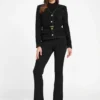 Eco Sue Bouclé-blazer met riem Eco Sue Bouclé-blazer met riem