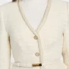 Eco Sue Bouclé-blazer met riem Eco Sue Bouclé-blazer met riem