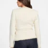 Eco Sue Bouclé-blazer met riem Eco Sue Bouclé-blazer met riem