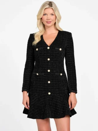 Eco Sue bouclé mini-jurk
