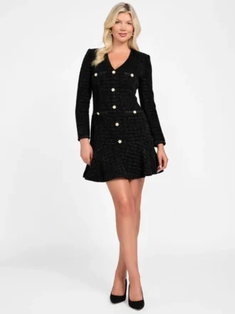 Eco Sue bouclé mini-jurk