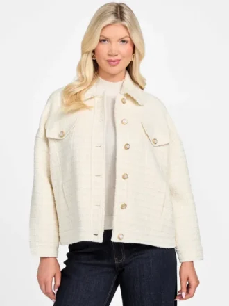 Eco Sue oversized tweed jas