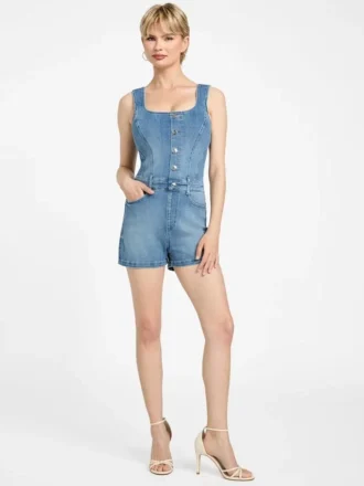 Eco Sunni denim romper