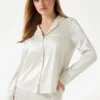 Eco Syvlie Peony Top en Broeken Pyjama Set Eco Syvlie Peony Top en Broeken Pyjama Set