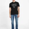 Eco-T-shirt met geschilderde driehoek