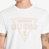 Eco-T-shirt met geschilderde driehoek