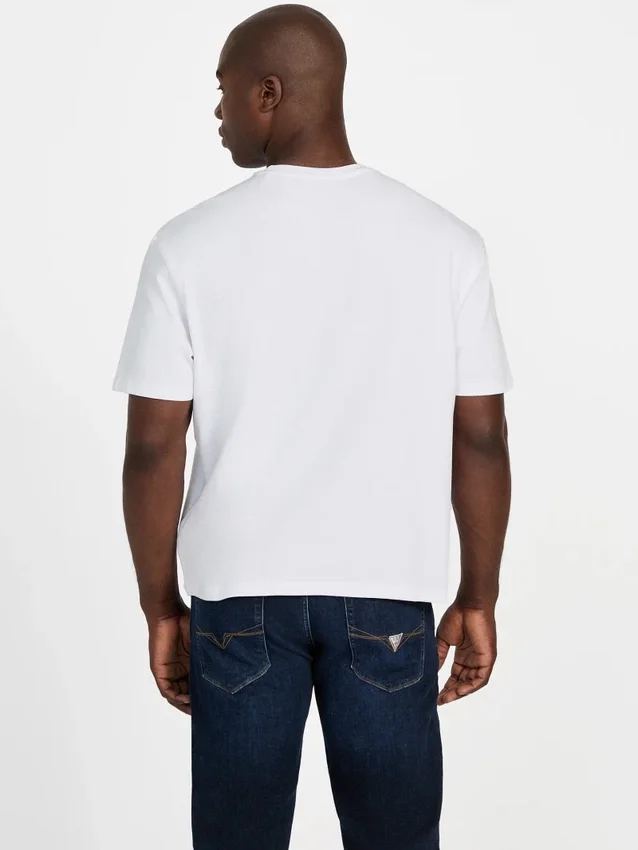 Eco T-shirt met vierkante patch Eco T-shirt met vierkante patch