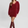 Eco Talia lange chenille trui