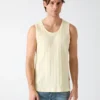 Eco-tanktop met textuur