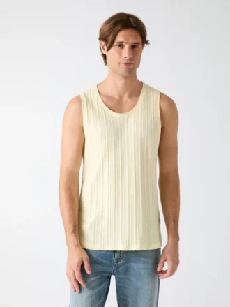 Eco-tanktop met textuur