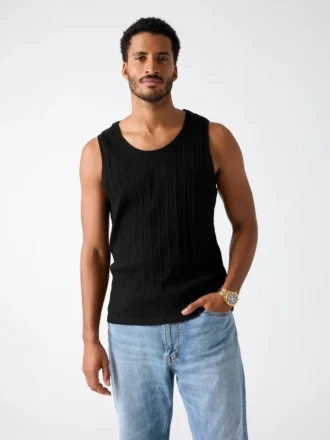 Eco-tanktop met textuur