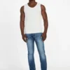 Eco-tanktop met textuur