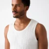 Eco-tanktop met textuur