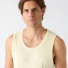 Eco-tanktop met textuur