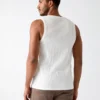 Eco-tanktop met textuur