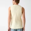 Eco-tanktop met textuur