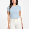 Eco Terra geribbelde top